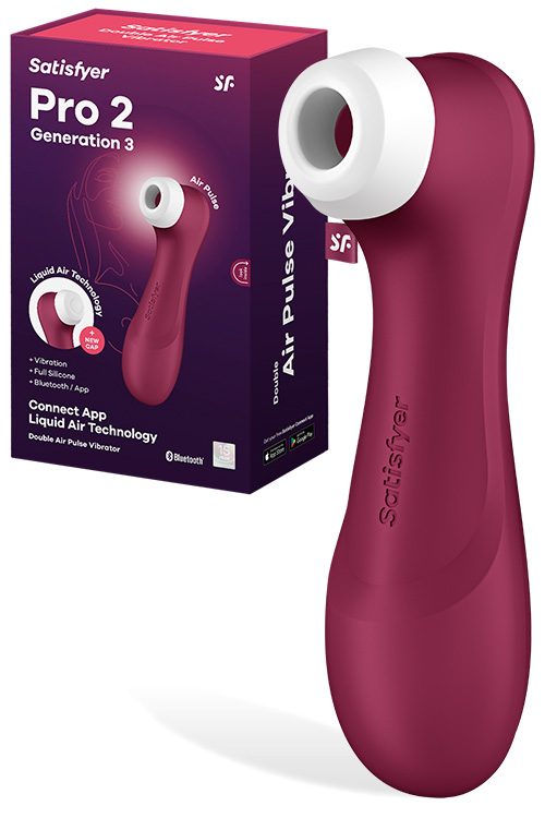 Satisfyer Pro 2 Gen 3 with App 6.25" Clitoral Stimulator with Liquid Air Tech & Vibration