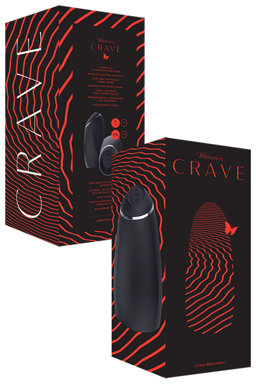 Wild Secrets Crave 5.9" Thumping & Vibrating Masturbator
