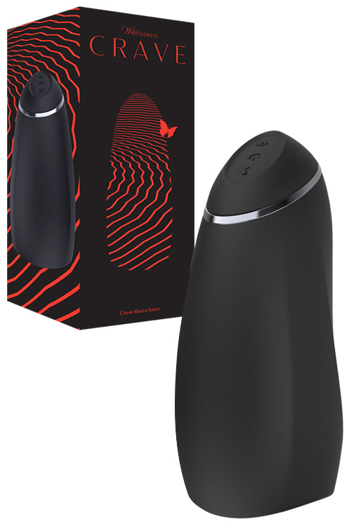 Wild Secrets Crave 5.9" Thumping & Vibrating Masturbator