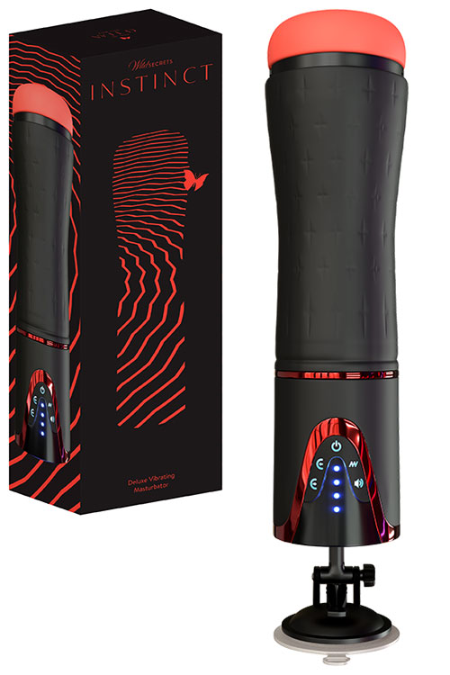 Wild Secrets Instinct 11" Deluxe Masturbator with Vibration & Suction